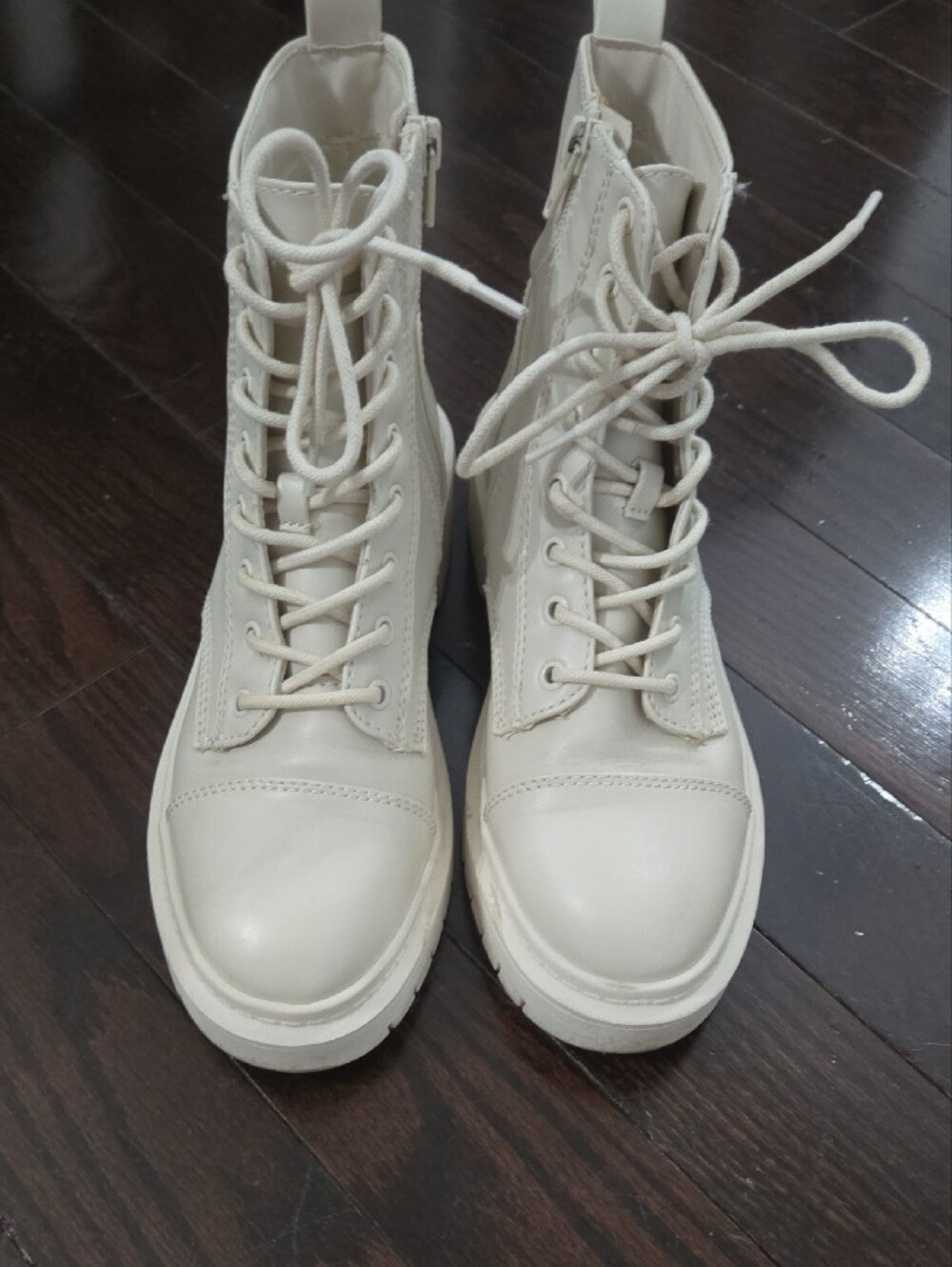 Aldo Lace-Up Combat Boots - Picture 5 of 7